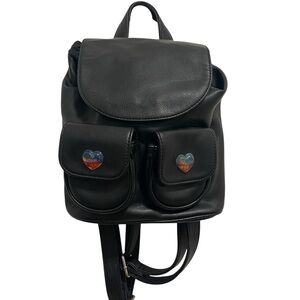 Wild Fable Black Mini Backpack with Adjustable Straps